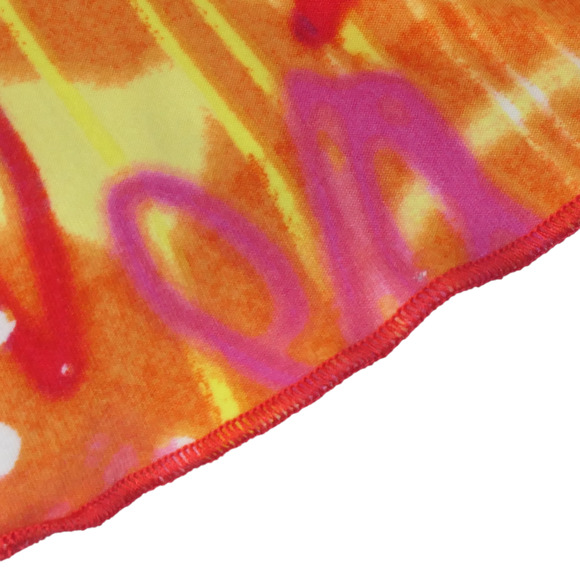 Paper Tee Cardigan Sweater Womens Size 3X Graffiti Long Duster Open Boho Hip - Picture 5 of 13